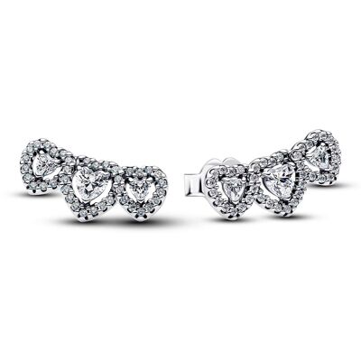 Pandora Timeless silver hjärtörhängen 294411C01 Pandora Timeless silver hjärtörhängen 294411C01