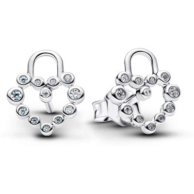 Pandora Moments silver hjärtlås örhängen 294419C01 Pandora Moments silver hjärtlås örhängen 294419C01