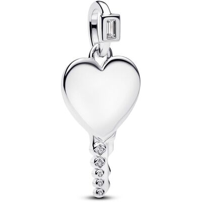 Pandora Moments silver hjärtnyckel hängsmycke 394353C01 Pandora Moments silver hjärtnyckel hängsmycke 394353C01