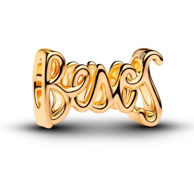 Pandora Moments guld-platerad Besos berlock 764422C00 Pandora Moments guld-platerad Besos berlock 764422C00