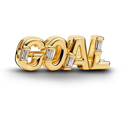 Pandora Moments gulgallrad Goal charm 764709C01 Pandora Moments gulgallrad Goal charm 764709C01