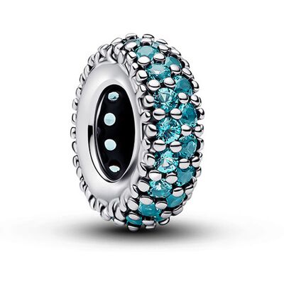Pandora Moments turkos pavé klotcharm 791359C01 Pandora Moments turkos pavé klotcharm 791359C01