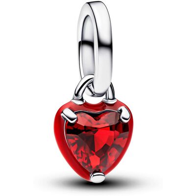 Pandora ME silver röd hjärtberlock 793042C05 Pandora ME silver röd hjärtberlock 793042C05