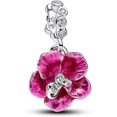 Pandora Moments rosa hibiskus charm 794698C01 Pandora Moments rosa hibiskus charm 794698C01