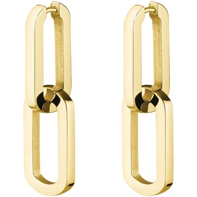 Rosefield Dual Hoops förgyllda örhängen JEDHG-J585 Rosefield Dual Hoops förgyllda örhängen JEDHG-J585