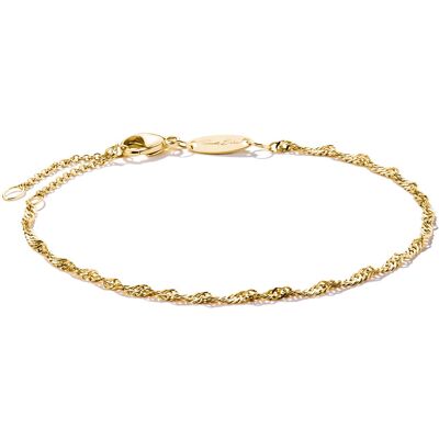 Thomas Sabo Charm guldpläterad armband silver A2208-413-39-L19v Thomas Sabo Charm guldpläterad armband silver A2208-413-39-L19v