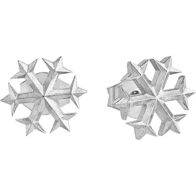 Lempikoru Jääsydän snöflinga silver platinerat stiftörhängen 33 213 00 000 Lempikoru Jääsydän snöflinga silver platinerat stiftörhängen 33 213 00 000