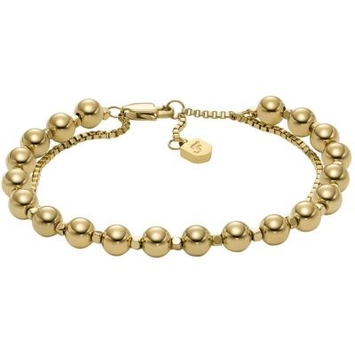 Fossil Jewelry guldfärgat armband JF04751710 Fossil Jewelry guldfärgat armband JF04751710