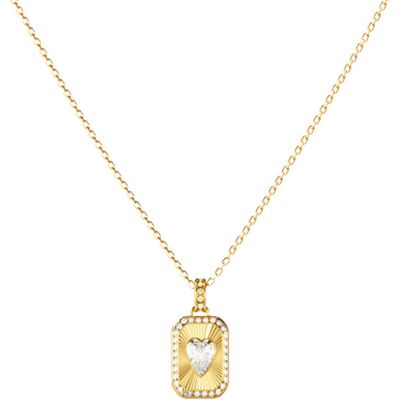 Guess Crystal love förgyllt halsband JUBN06353JWYGT/U Guess Crystal love förgyllt halsband JUBN06353JWYGT/U