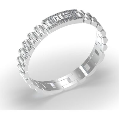 GUESS Empire stålfärgad pave armband JUMB03200JWSTT/U GUESS Empire stålfärgad pave armband JUMB03200JWSTT/U