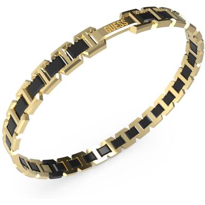 GUESS Montecarlo tvåfargat guld-svart armband JUMB04030JWYGBKT/U GUESS Montecarlo tvåfargat guld-svart armband JUMB04030JWYGBKT/U