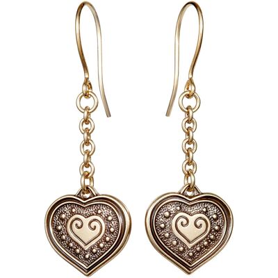 Kalevala Eura Heart bronsörhängen 3610951K Kalevala Eura Heart bronsörhängen 3610951K