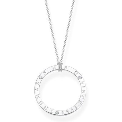 Thomas Sabo Sparkling circles silver halsband KE1877-051-14-L90 Thomas Sabo Sparkling circles silver halsband KE1877-051-14-L90
