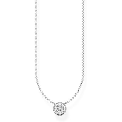 Thomas Sabo Sparkling circles silver halsband KE1881-051-14-L45V Thomas Sabo Sparkling circles silver halsband KE1881-051-14-L45V