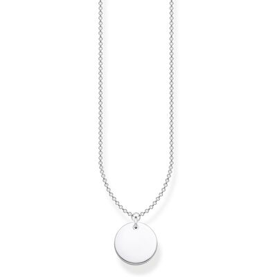 Thomas Sabo wih disc silver halsband KE1958-001-21-L45V Thomas Sabo wih disc silver halsband KE1958-001-21-L45V