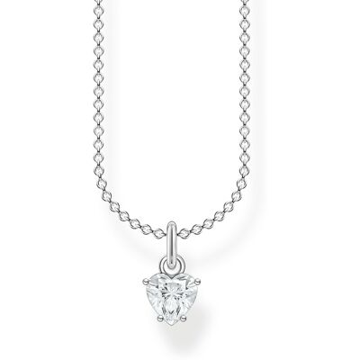 Thomas Sabo halsband white stone silver KE2105-051-14-L45V Thomas Sabo halsband white stone silver KE2105-051-14-L45V