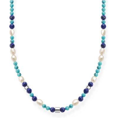 Thomas Sabo with blue stones and pearls halsband KE2162-775-7-L45V Thomas Sabo with blue stones and pearls halsband KE2162-775-7-L45V