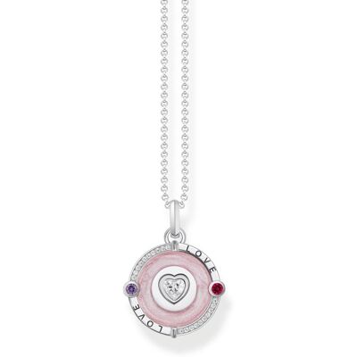 Thomas Sabo Glam & Soul Cosmic Amulet heart halsband KE2201-390-9-L45v Thomas Sabo Glam & Soul Cosmic Amulet heart halsband KE2201-390-9-L45v