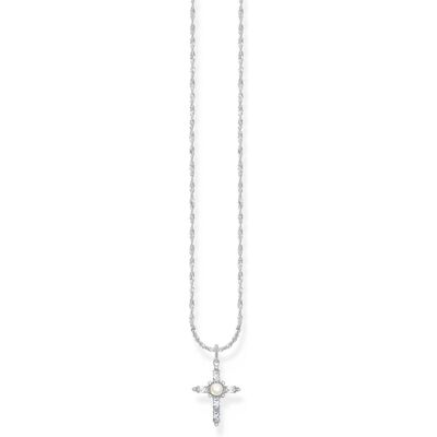 Thomas Sabo True Romance silver white cross Romance korshalsband KE2296-167-14-L45V Thomas Sabo True Romance silver white cross Romance korshalsband KE2296-167-14-L45V