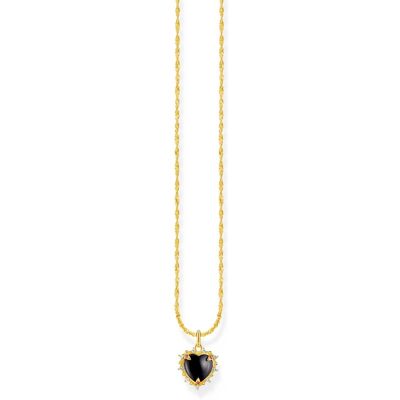 Thomas Sabo True Romance gold-plated Heart romance hjärthalsband KE2297-995-11-L45V Thomas Sabo True Romance gold-plated Heart romance hjärthalsband KE2297-995-11-L45V