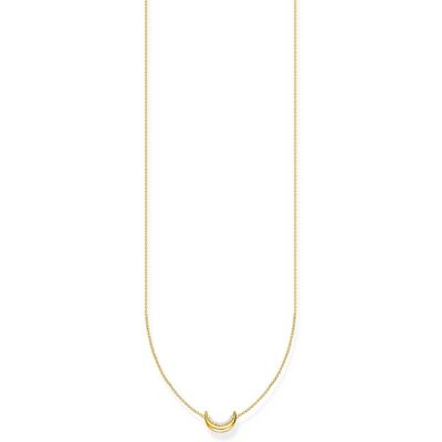 Thomas Sabo True Romance gold-plated pendant Moon Romance halsband KE2299-414-14-L45V Thomas Sabo True Romance gold-plated pendant Moon Romance halsband KE2299-414-14-L45V