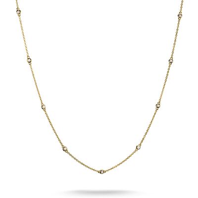 Thomas Sabo ELYNDRA förgyllt halsband KE2340-414-14-L50V Thomas Sabo ELYNDRA förgyllt halsband KE2340-414-14-L50V