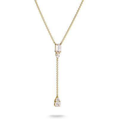Thomas Sabo Bold Elegance förgyllt halsband KE2364-414-14-L50V Thomas Sabo Bold Elegance förgyllt halsband KE2364-414-14-L50V
