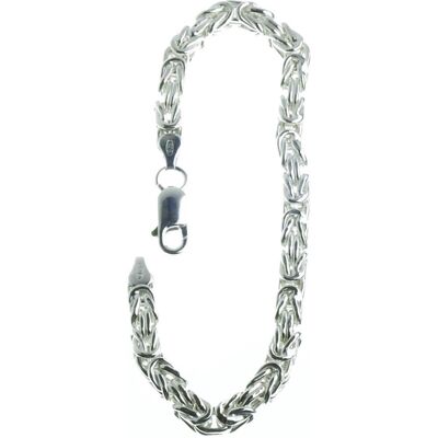Övrigt Armband kungslänk 925 Sterling Silver 4mm R168/19 Övrigt Armband kungslänk 925 Sterling Silver 4mm R168/19
