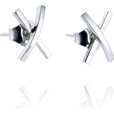 Efva Attling X-formade sterlingsilverk knockout - Smycken Efva Attling X-formade sterlingsilverk knockout - Smycken