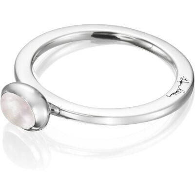 Efva Attling Love Bead ring Silver Rose Quartz 13-100-01576-1600 Efva Attling Love Bead ring Silver Rose Quartz 13-100-01576-1600
