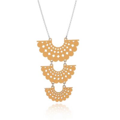 Lumoava Aika halsband i trä mandarin LV6244200030 Lumoava Aika halsband i trä mandarin LV6244200030