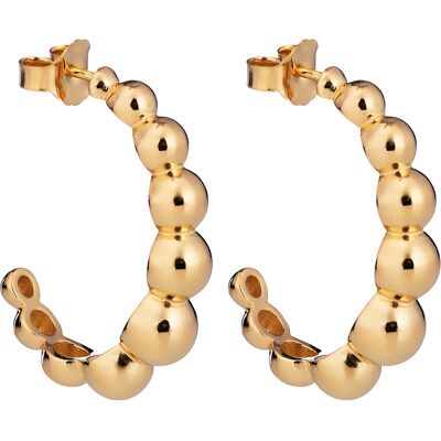Lumoava BonBon guldpläterade silverhoops örhängen L64252400000 Lumoava BonBon guldpläterade silverhoops örhängen L64252400000