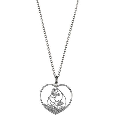 Lumoava x Moomin Rakkaus hjärta halsband MO561620000 Lumoava x Moomin Rakkaus hjärta halsband MO561620000