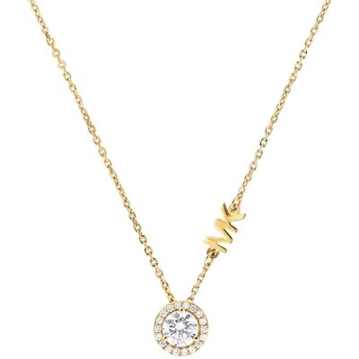 Michael Kors halo guldfärgat silverhalsband MKC1208AN710 Michael Kors halo guldfärgat silverhalsband MKC1208AN710