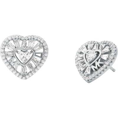 Michael Kors silver hjärtörhängen MKC1691CZ040 Michael Kors silver hjärtörhängen MKC1691CZ040