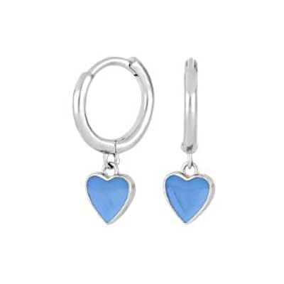 Nordahl Jewellery barn hjärt blå örhängen 345 353 Nordahl Jewellery barn hjärt blå örhängen 345 353