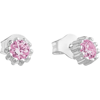 Lempikoru Bud solitär stiftorhangen 4 mm silver pink platinerat 33 079 06 000 Lempikoru Bud solitär stiftorhangen 4 mm silver pink platinerat 33 079 06 000