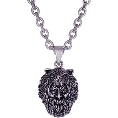 Northern Viking Jewelry Berserker silver berlock NVJ-H-RS065 Northern Viking Jewelry Berserker silver berlock NVJ-H-RS065