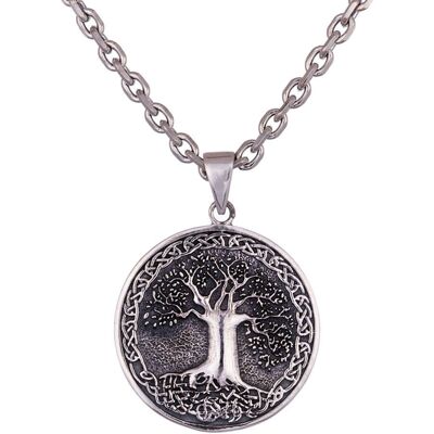 Northern Viking Jewelry Tree Of Life Celtic Knot silver berlock NVJ-H-RS073 Northern Viking Jewelry Tree Of Life Celtic Knot silver berlock NVJ-H-RS073