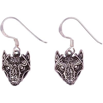 Northern Viking Jewelry Guardian Wolf örhängen NVJKK029 Northern Viking Jewelry Guardian Wolf örhängen NVJKK029