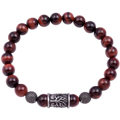Northern Viking Jewelry Tiger Eye Tree Of Life armband NVJRA017 Northern Viking Jewelry Tiger Eye Tree Of Life armband NVJRA017