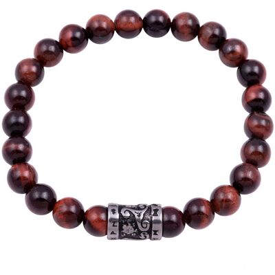 Northern Viking Jewelry Tiger Eye Runes armband NVJRA018 Northern Viking Jewelry Tiger Eye Runes armband NVJRA018