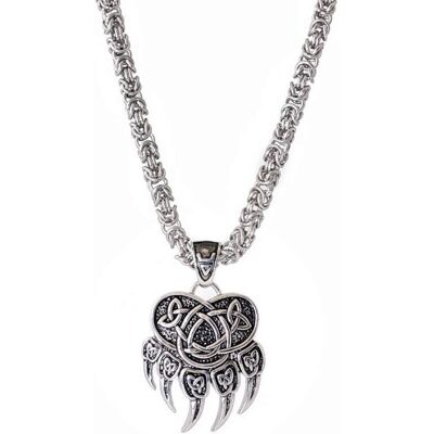 Northern Viking Jewelry NVJRS047 halsband Bear Paw Northern Viking Jewelry NVJRS047 halsband Bear Paw
