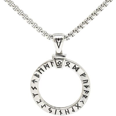 Northern Viking Jewelry Rune Pendant halsband NVJRS081 Northern Viking Jewelry Rune Pendant halsband NVJRS081