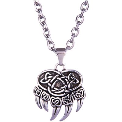 Northern Viking Jewelry Ankarkedja + Björnens Tass halsband NVJRS107 Northern Viking Jewelry Ankarkedja + Björnens Tass halsband NVJRS107