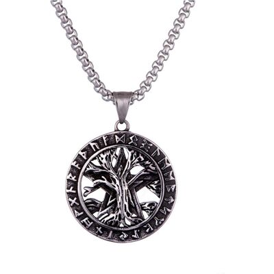 Northern Viking Jewelry Runa Tree of Life halsband NVJRS110 Northern Viking Jewelry Runa Tree of Life halsband NVJRS110