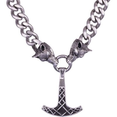 Northern Viking Jewelry pansar kedja 14 mm Ukonvasara berlock NVJRS123 Northern Viking Jewelry pansar kedja 14 mm Ukonvasara berlock NVJRS123