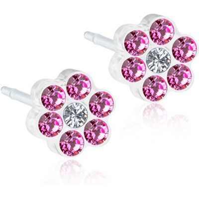 Blomdahl Daisy Rose/Crystal örhängen 5 mm 15-0114-42 Blomdahl Daisy Rose/Crystal örhängen 5 mm 15-0114-42