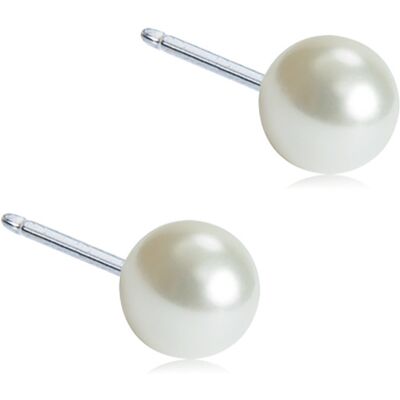 Blomdahl EJ NT Pearl 4 mm White pärlörhängen 15-1231-59 Blomdahl EJ NT Pearl 4 mm White pärlörhängen 15-1231-59