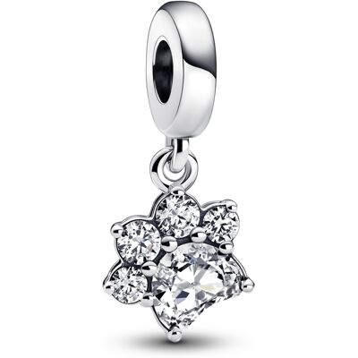 Pandora Moments Sparkling Pet Paw Print Sterling silver berlock 792247C01 Pandora Moments Sparkling Pet Paw Print Sterling silver berlock 792247C01